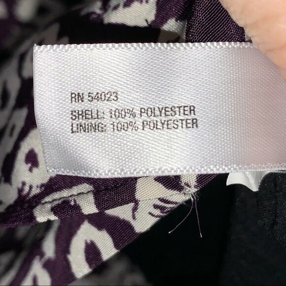 Gap black / white random squares pattern bagged out pockets A-line skirt size 8 - Picture 2 of 5